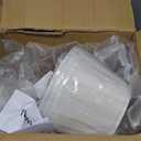 Pathson 3 Lights Brass Pendant Light with Fabric Lampshades, Rustic Cloth Pendant Lighting Lamp E26 Bulb Base, Flush Mounted Ceiling Chandeliers for Dining Room Kitchen Island Living Room