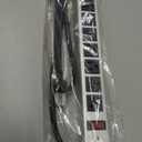 BTU Long Heavy Duty Power Strip 24 Outlet Large Metal Power Strips Garage Workshop Commercial Industrial Power Strips with Circuit Breaker.10FT Cord 15A 125V 1875W (Silver)