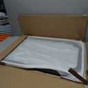 HOMECOOKIN Wood Bathroom Mirrors for Wall Mounted, 20" x 30" Rustic Wood Frame Wall Mirrors Decorative for Living Room or Bedroom Vanity Mirror (Black) B