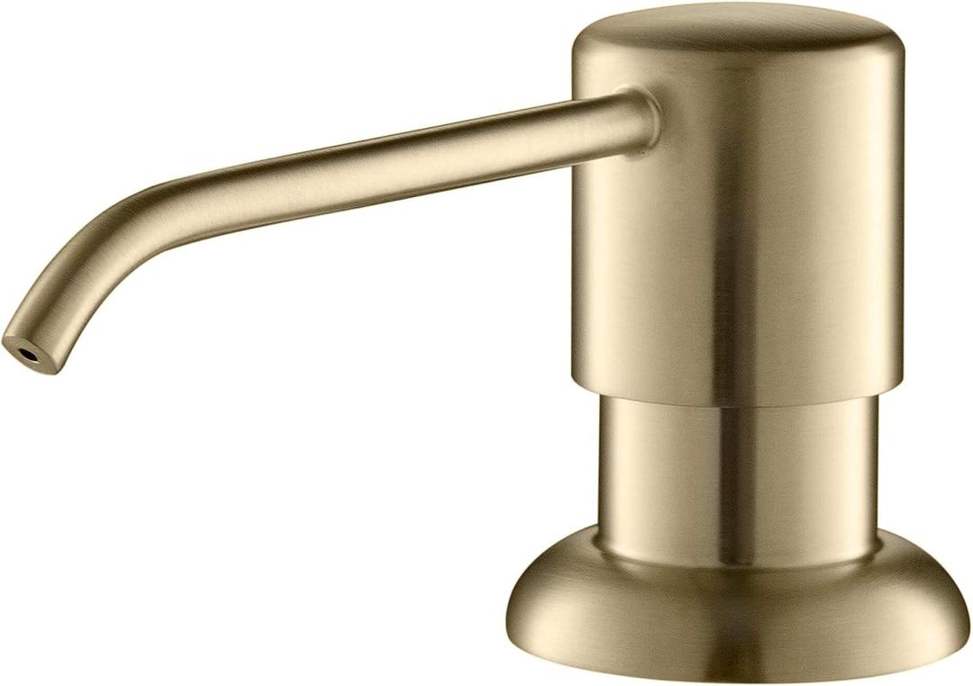 KRAUS Boden Kitchen Soap and Lotion Dispenser in Spot Free Antique Champagne Bronze, KSD-53SFACB