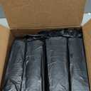 Delxo 30-33 Gallon Trash Bags, 250 Count  Medium Duty Garbage Bags, Thick, Durable & Puncture-Resistant Plastic Bolsas para basura, Perforated Design Made in USA for Kitchen, Yard, Office (Black)