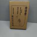 TEAMIX 42 inch Large [Dual] [Monitor] [Riser],Rustic Brown Extra Long TV [Stand Wood & Steel Desktop [Riser] with Storage for [Dual] Screen Office Desk Organization