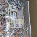 Area Rug 10x14 Washable Taupe Vintage Traditional Mat Distressed Indoor Foldable Thin Rug Retro Accent Floral Non Slip Carpet for Living Room Dining Room Office (Tan and Gray)