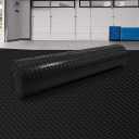8x21 FT Garage Floor Mat, 2.8mm Thickened Diamond Plate PVC Rubber Heavy Duty Flooring Roll Covering Non-Slip Floor Protector Mat for Under Car Parking/Garage/Warehouse/Gyms/Trailer (Black)