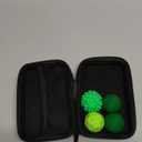 BUSOHA Silicone Fidget Balls - 4Pack Silicone Stress Relief Balls Stone for Adults Sensory Travel Toys for Calming,Stress,Autism and ADHD,Gifts for Teens Adults,Green