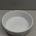 Waggo Dipper Ceramic Dog Bowl for Small and Large Breeds - Heavyweight and Durable Pet Food and Water Dish Crock, Dishwasher Safe, Modern (Vintage Grey, Large)