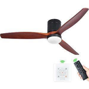 YITAHOME 52 Inch Low Profile Ceiling Fan Flush Mount Fan