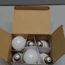 Amazon Basics A19 LED Light Bulbs, 60 Watt Equivalent, Energy Efficient 9W, E26 Standard Base, Soft White 2700K, Dimmable, 10,000 Hour Lifetime , 6-Pack