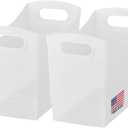 Modern Narrow Organizer Storage Bin, Clear Plastic Household Storage Container for Kitchen Pantry storage, Under Sink Bin, Bathroom/Laundry Room - Made In USA - 2 Pack (Narrow - 13 X 9 X 6)