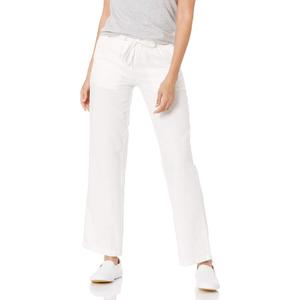 Amazon Essentials Women's Pull On Linen Blend Drawstring Relaxed Fit Wide Leg Pant, XL