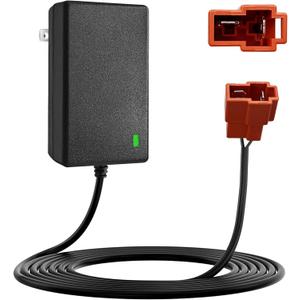 24V Battery Charger Compatible with Ride On Toys for Kids, 24Volt (28.8V) Batteries Car for Kids, for Huffy Torex UTV 4X4, 2 Pin Red Square Plug 24v Charger for Ride on Toys Kid Electric Car