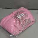 Puncuntex Light Pink Throw Blanket 60"×80" inches Fuzzy 3D Jacquard Decorative Flannel Fleece Super Soft Plush Cozy Blanket for Couch Sofa Chair Lightweight