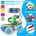 10 in 1 Electric STEM Toys for 5 6 7 8 9+ Year Old Boy Girl Birthday Gifts Educational Building Toys for Kids Ages 4-8 5-7 8-12 Stem Activities Construction Toy for Boys 6-8 8-10 Holiday Idea Gift