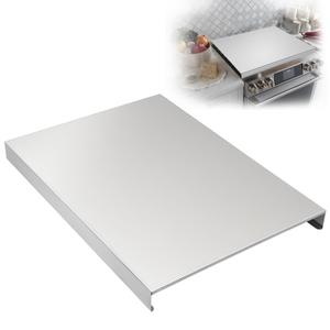 Gas Noodle Board Stove Cover: Mineye Gas Stove Top Cover Stainless Steel, Gas Stove Cover Board for Gas and Electric Stove Range Expanding Kitchen Space, Sliver, Large Size 30"x 22"x2.6"