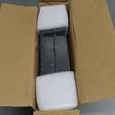 MUYE 8x10 Floating Frames Set of 2,Double Glass Picture Frame Display Any Size Photo up to 8x10,Wall Mount or Tabletop Standing,Black