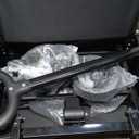 Wagons Carts Foldable, Lightweight Portable Utility Shopping Cart with Wheels, Folding Grocery Wagon Cart for Grocery, Camping, Shopping, Beach, Garden, Sports Black (100L)