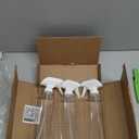 BAG1B671RgL 3 CLEAR SPRAY BOTTLES WITH WHITE LIDS