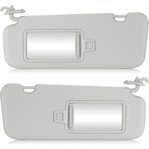Left Driver Right Passenger Side Gray Sun Visor Fit for Hyundai Elantra 2017 2018 2019 2020 Sunvisor Replacement 85210-F0100TTX 85210F0100TTX 85220-F0100TTX 85220F0100TTX