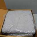Amazon Basics 4 Piece Bed Sheets Set, 100% Cotton Jersey, Includes Super Soft, Flat and Fitted Sheets, Pillowcase, King, Light Gray, Solid