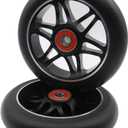 Z-FIRST 2Pcs 110mm Pro Scooter Wheels with ABEC 9 Bearings Fit for MGP/Razor/Lucky Envy/Vokul Pro Scooters Replacement Wheels