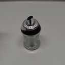 J&M DESIGN Sugar Dispenser with Pour Spout Lid Sugar Container Shaker Coffee Bar Accessories Organizer Essentials Powdered Creamer Baking Supplies 7.5oz Glass Jar Pourer Sugar Bowl Salt Dish Holder