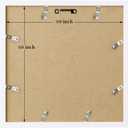 Eletecpro 10x10 Picture Frames Set of 9 with Mat for 5x5 Photos or without Mat for 10x10, Square Gallery Wall Decor Collage for Picture Display, White Frame Set for Wall Hanging