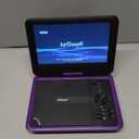 ieGeek 11.5" Portable DVD Player for Kids and Car, 9.5" Eye-Protective Screen with 5 Hours Rechargeable Battery, Support Sync TV/USB/SD Card and Multiple Disc Formats, Regions Free - Purple