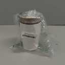 Owala SmoothSip Slider Insulated Stainless Steel Coffee Tumbler, Reusable Iced Coffee Cup, Hot Coffee Travel Mug, BPA Free 12 oz, Vanilla Bean