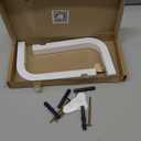 EvenWood 2-Piece Set of Plant Hooks for Wall 6 inch - Mounted Wooden Plant Hook - Indoor and Outdoor Bracket Plant Hanger for Planters, Lanterns, Bird Feeders, Patio Decorations (Black)