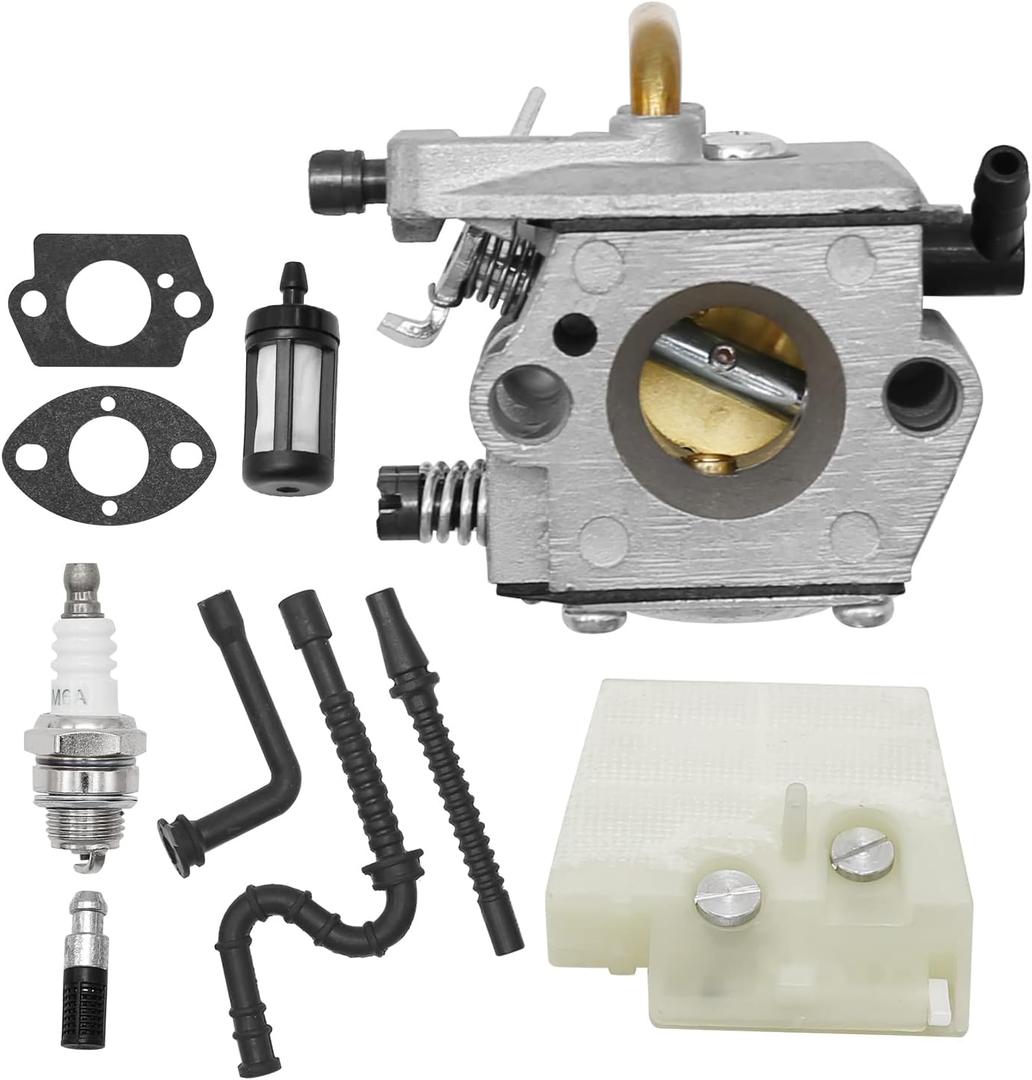 Anxingo Carburetor Kit Replacement for Walbro Stihl Carb 024 026 MS240 MS260 024AV 024S Wood Boss WT-194 Chainsaw