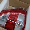 Tail Light Compatible with 2021 2022 2023 Ford F150 F-150 XL Rear Lamp Assembly - Brake Taillights Replace for ML3Z-13405-E ML3Z13405E- Halogen Type W/O Blind Spot - Driver Left Side