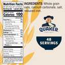 Quaker Instant Oatmeal, Original, Individual Packets, 0.98 Ounce , 48 Count (Pack of 1 ) (EXP 03/25/27)