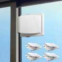 Sliding Door Lock, 3 Pack Child Safety Sliding Glass Door Lock for Sliding Glass Doors, Sliding Windows, Sliding Closet, etc. Easy to Installation Provides More Security for Your Baby and Pets