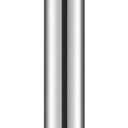 OFFO Shower Arm with Flange, 10 in Ceiling Mount Replacement Rain Shower Head Straight Arm Ceiling-Mounted For Fixed Shower Head & High Pressure Rain, Chrome