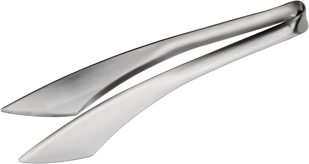 Winco Heavy-Weight Stainless Steel Serving Tongs, 8.5" (Satin)