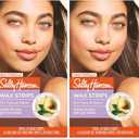 Sally Hansen Wax Kit Wax Strips for Face & Bikini| Vegan,Dermatologist Tested,Long-Lasting Smooth Skin |,20 Count (Pack of 2),