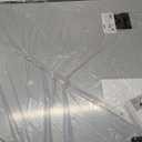 30x30 Inch Black Bathroom Mirror Metal Framed, HD Tempered Glass