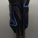 FAIR WIND Oversized Padded Camping Chair Heavy Duty Quad Fold Arm Chair Portable for Outdoor - Support 500LBS, Blue