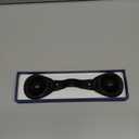 Leather Weighted Book Page Holder for Women Men, Book Weight Page Holder for Book Lovers, Book Accessories Gift for Reading Lovers (Black)