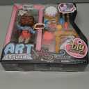 Art Squad Vannah 10-inch Doll & Accessories with DIY Craft Painting Project, Brown Hair, Kids Toys for Ages 3 Up by Just Play