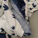 Jundetye 3 Pieces Dinosaur Toddler Bedding Set for Boys, Soft Breathable Toddler Comforter Set, Dino Print Navy, Includes Reversible Comforter, White Fitted Sheet and Flat Sheet, Pillowcase
