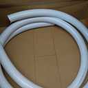Sealproof 1.5" Dia Flexible PVC Pipe, Swimming Pool and Spa Hose Tubing, Schedule 40, Pump Filtration, Made In USA, 1-1/2-Inch, 25 FT, White