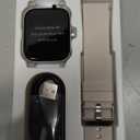 Smart Fitness Tracker Watch with Heart Rate Monitor, Activity Tracker with Pedometer, Sleep Monitor, Calories & Step Counter, Waterproof Smart Watch for Women Men Fitness Watch for Sports (Starlight)