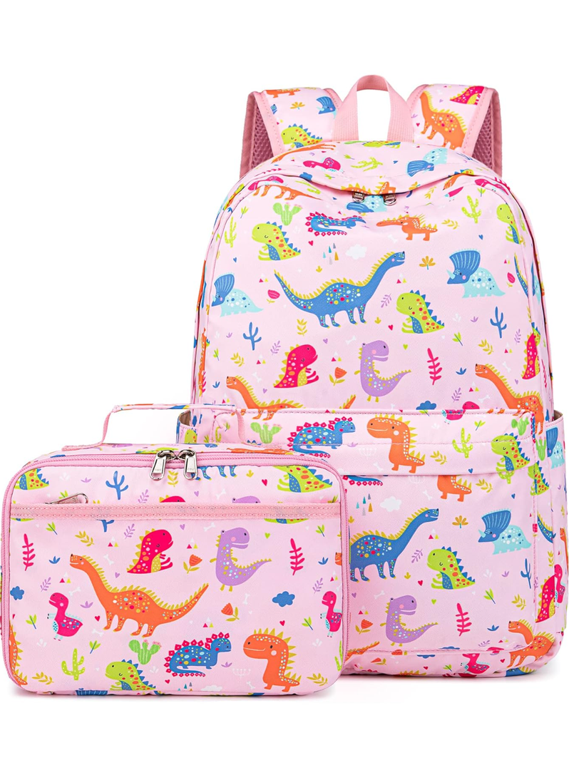 CAMTOP Kids Backpack with Lunch Box for Girls Boys Lightweight Waterproof Preschool Kindergarten Elementary School BookBag