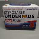 Tear-Resistant Disposable Bed Pads 30" x 36", 100 Count Absorbent Underpads, Chux Thicker Extra Large Incontinence Bed Pads, Pee Pads for Adults, Kids, Elderly, Pets