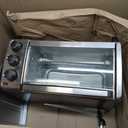 BLACK+DECKER TO1313SBD Toaster Oven, 15.47 Inch, Silver