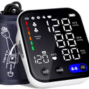 Blood Pressure Monitor, Upper Arm Blood Pressure Monitors for Home Use, Adjustable 8.7"-16.5" Blood Pressure Cuff, 2-User 2X120 Memory, One Touch Operation, Accurate BP Machine