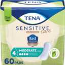 TENA Sensitive Care Incontinence Pads Moderate Absorbency Long Length, 60 Count