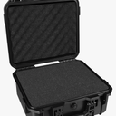 Hard Case, 13.6 x 11.4 x 6 Inch Portable Weather Waterproof Protective Camera Case with Customizable Foam, Fit Use of Drones, Camera, Equipments，Black