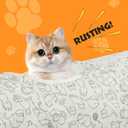 Cat Tunnel, Nobleza Collapsible Washable Cat Tube Tent Toy for Indoor Play Rest, Lightweight Ventilate Cool Kitty Tube Toy Round Tunnel with Hanging Balls (Large)